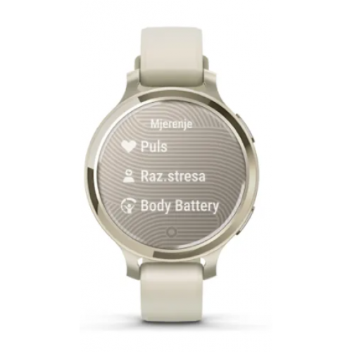 Garmin Lily 2 Active Lunar Gold/Bone silikonski remen